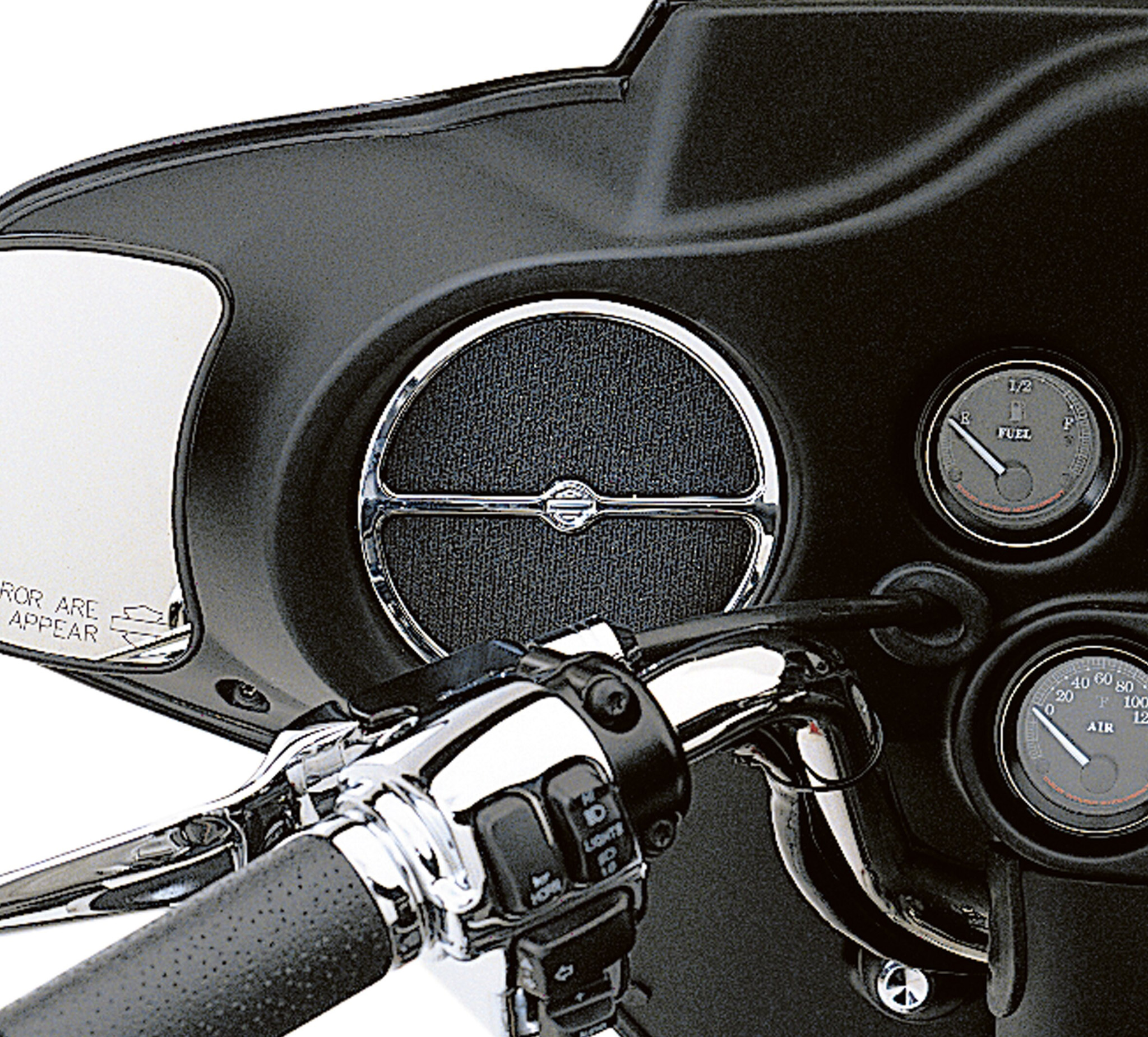 Harley Davidson OEM Touring Electra FLHX Front speaker Trim Chrome  74604-99